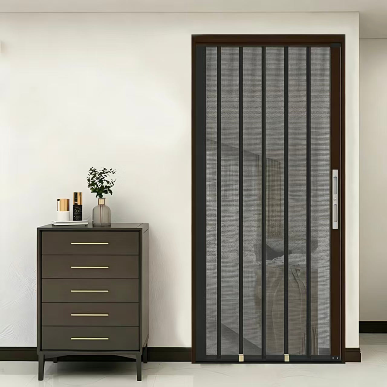 Pleated Screen Door