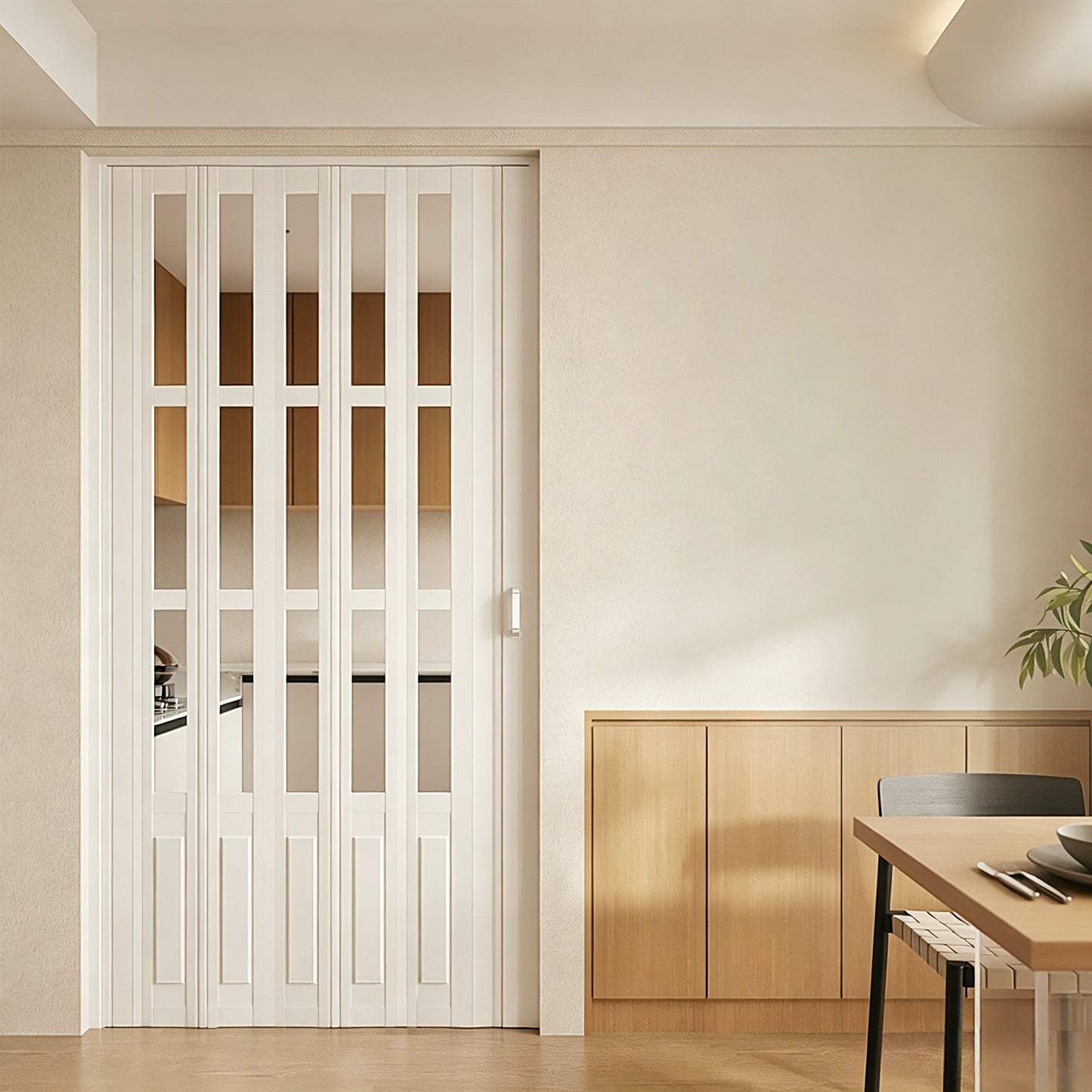 PVC Acrylic Accordion Door
